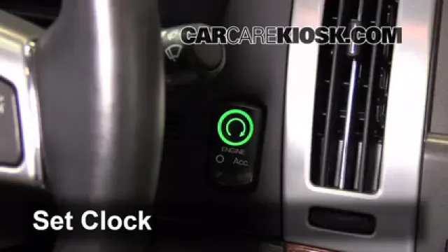 2011 Cadillac STS 3.6L V6 Horloge Régler l'horloge